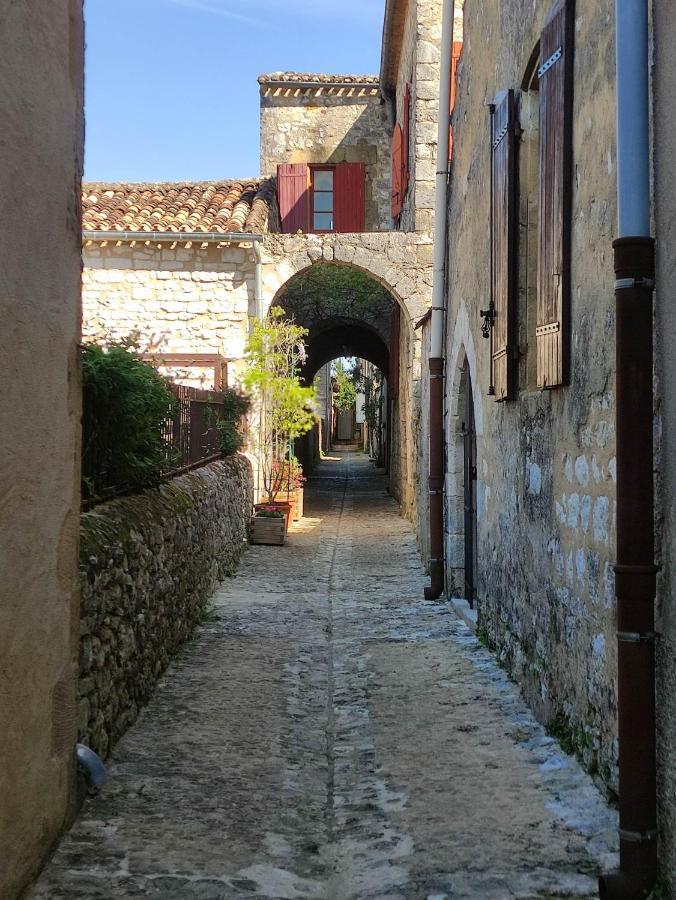 Au Bonheur Des Ruelles Acomodação com café da manhã Monpazier Exterior foto